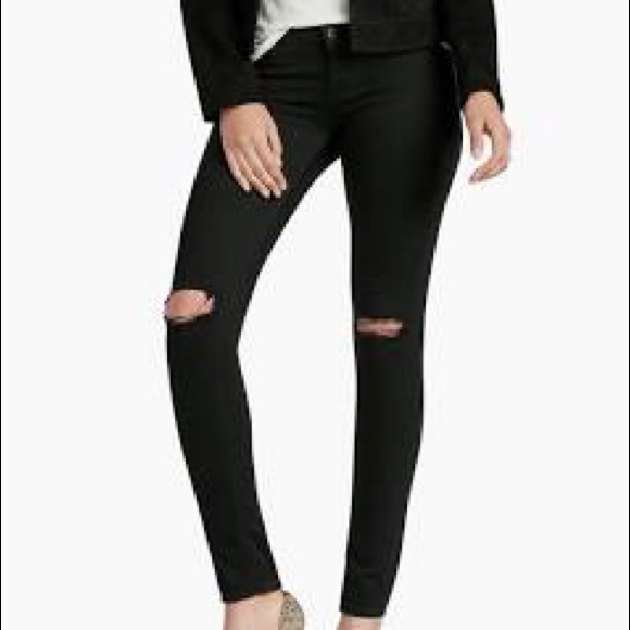Lucky Brand Lolita Skinny Black Jeans Size 6/28 - Picture 1 of 9